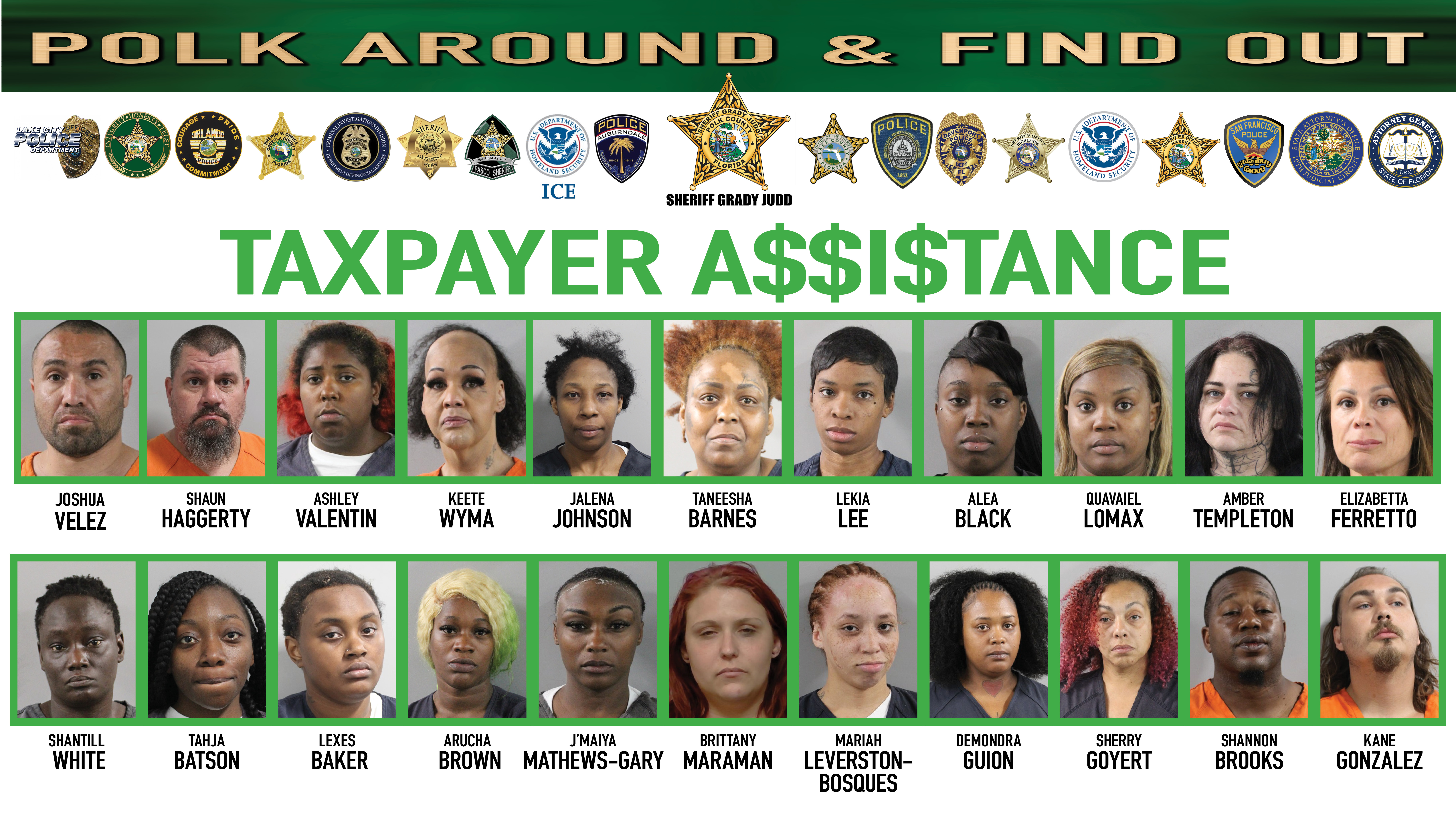 Polk County Sheriff’s Office makes 266 arrests during human trafficking